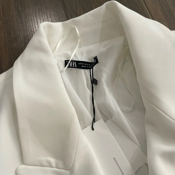Zara white tapered blazer dress - Picture 10 of 12